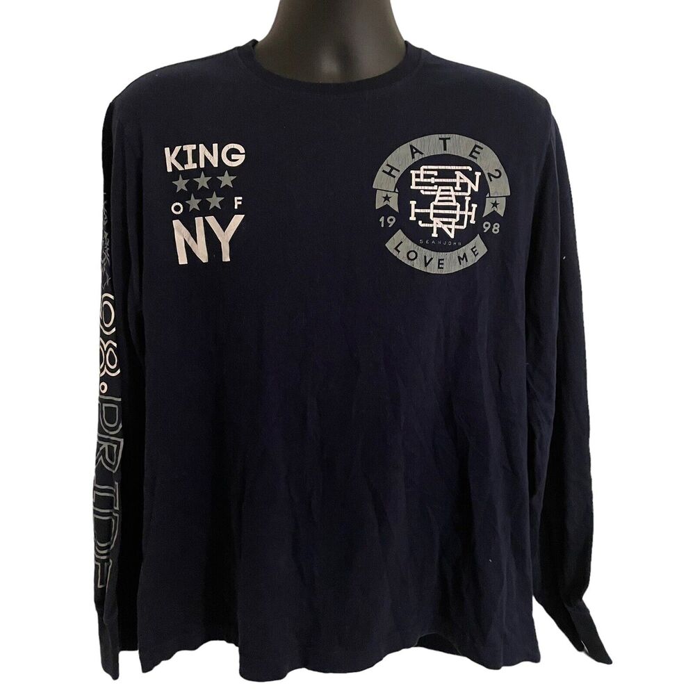 Vintage Sean John 1998 Pride Collectors Edition NYC Y2K Long Sleeve‎ Size M Mens